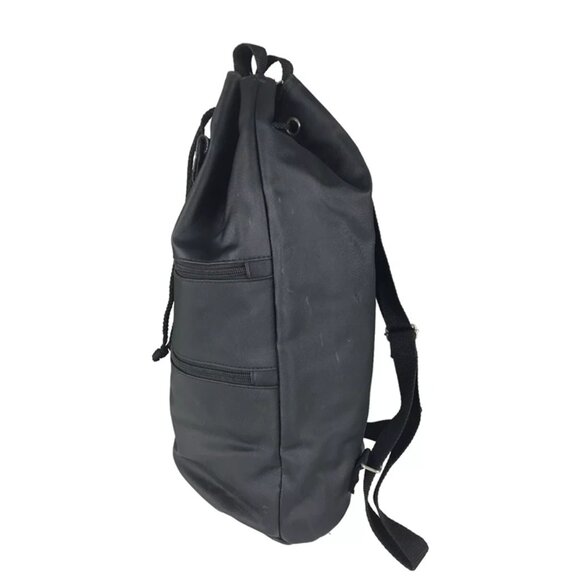 Arezzo Firasole Womens Black Zip Inner Pocket Adjustable‎ Strap Backpack Bag - Picture 3 of 6